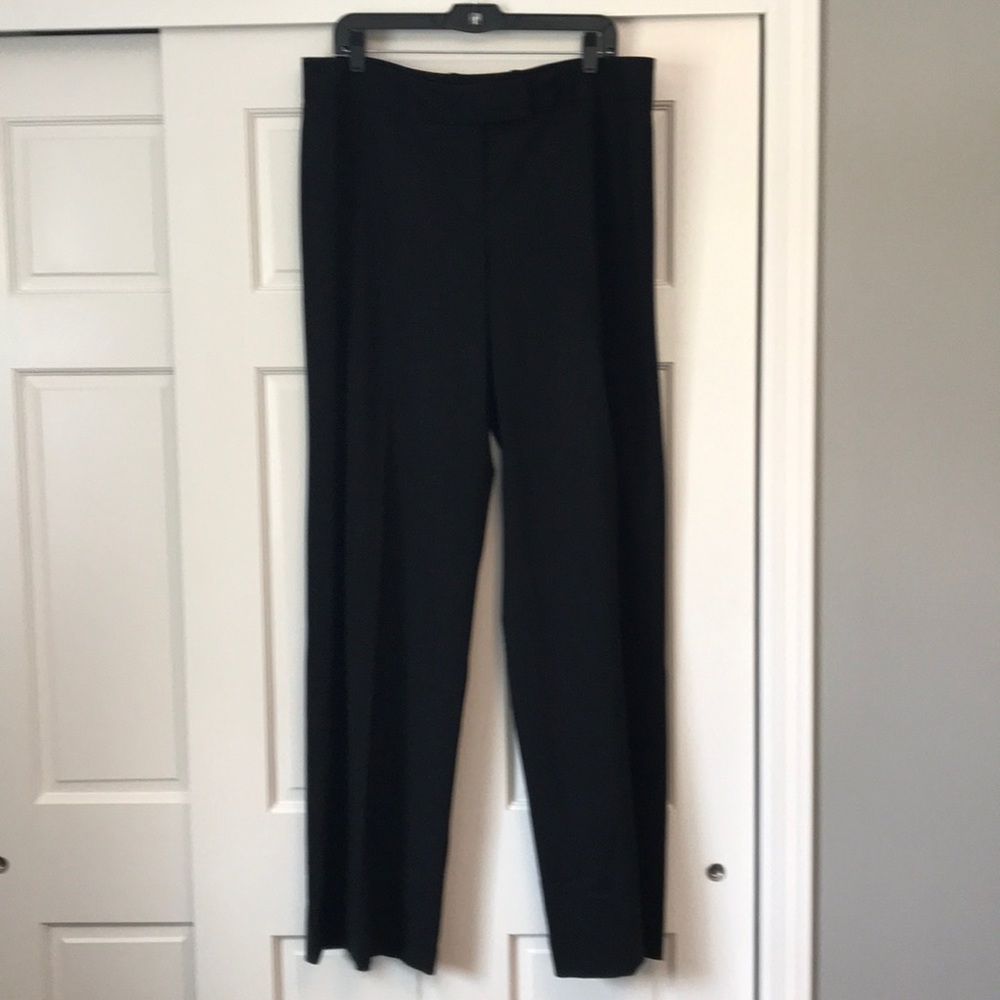 Boss Hugo Boss black wide leg trousers